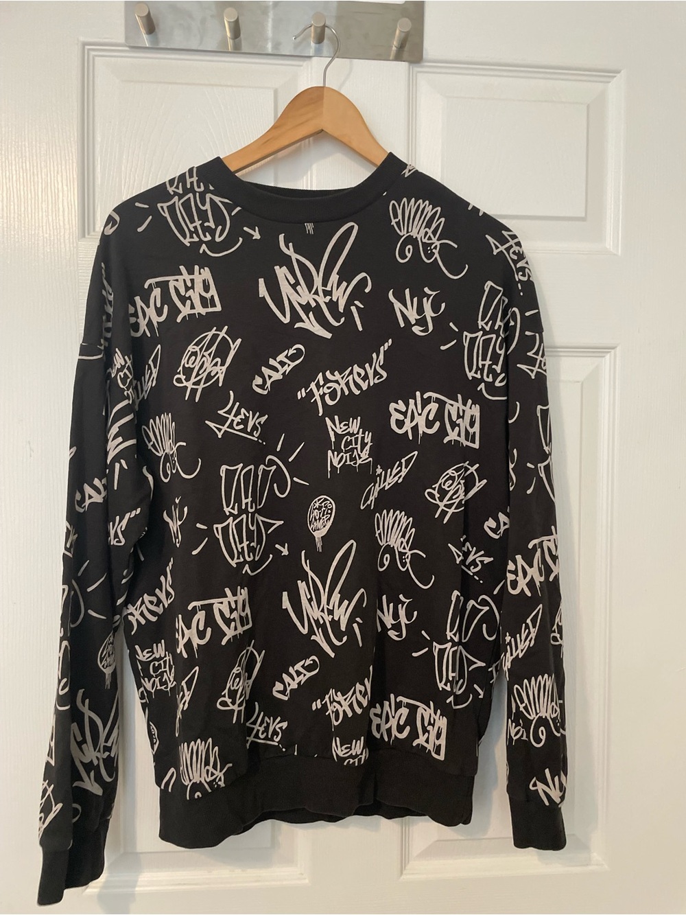 H&M Graffiti Sweatshirt